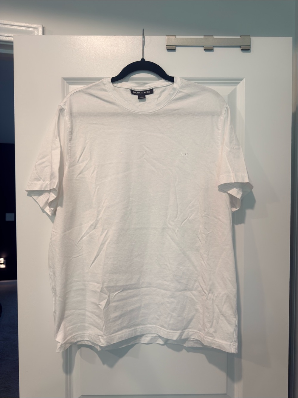 Michael Kors Men’s White Short-Sleeve Crew Tee